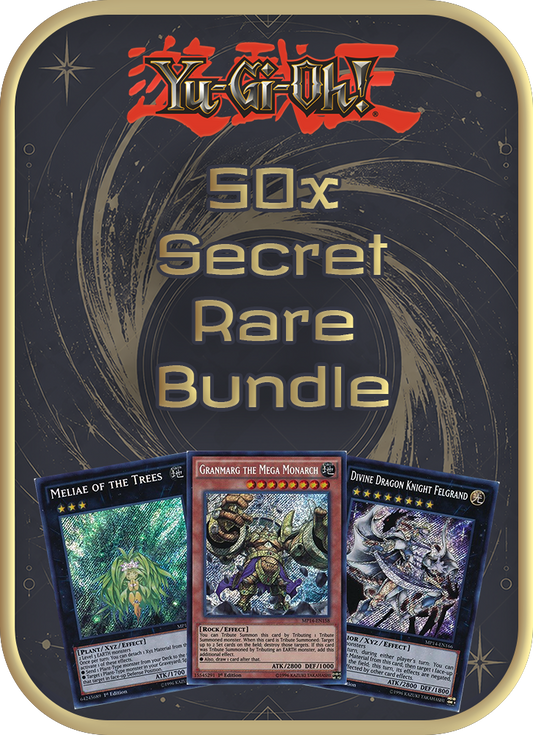 Yu-Gi-Oh! - 50x Secret Rare Only Bundle (CardSpire Bundle)